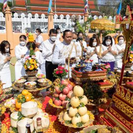 พิธีหลอมมวลสารและนำมวลสารเข้าร่วมพุทธาภิเษก