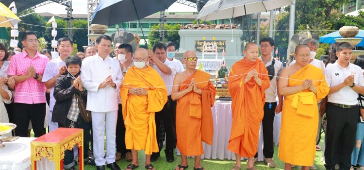 พิธีบวงสรวงพ่อจ่าการบุญ พ่อจ่านกร้อง และเทพระกริ่งพ่อจ่าการบุญ